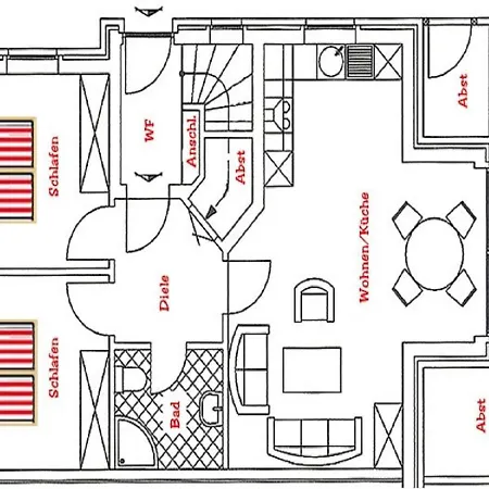 Haus Inselherz - Muschel Apartment Borkum